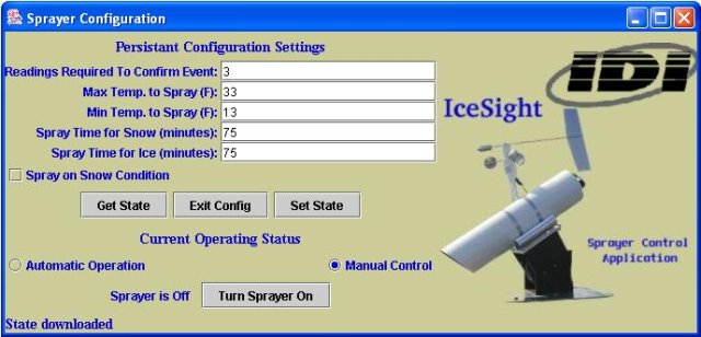 Sprayer Config